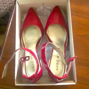 Anne Klein ankle strap heels
